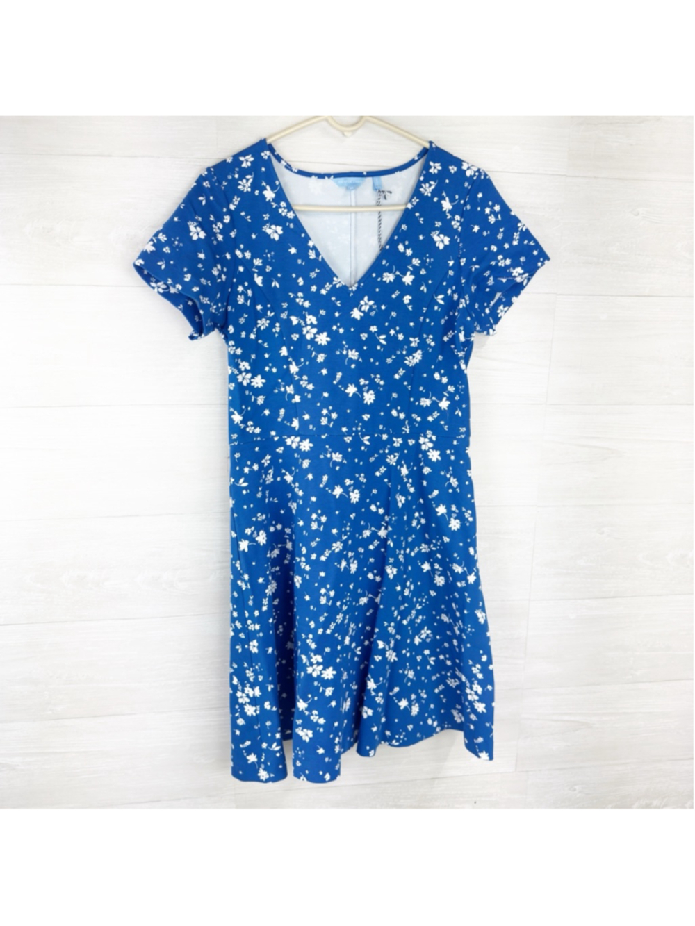 Draper James Floral Short Sleeve Fit & Flare Dress M - Picture 2 of 6